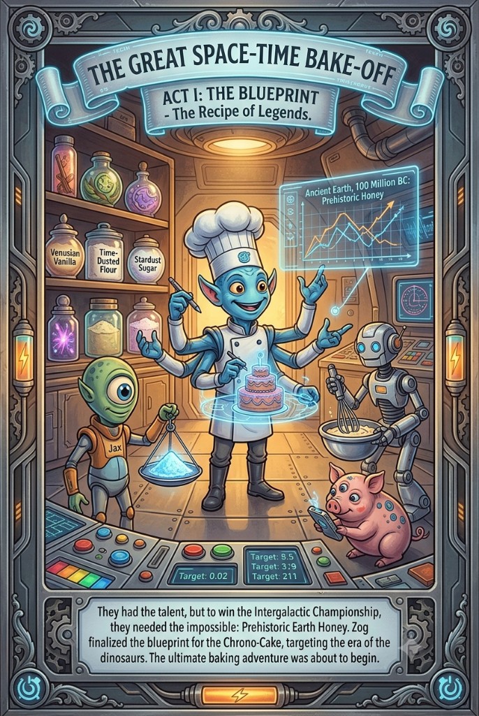The Great Space-Time Bake-Off